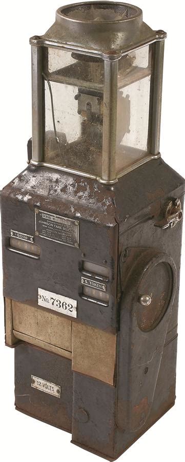 antique electric trolley fare box|johnson farebox trolley.